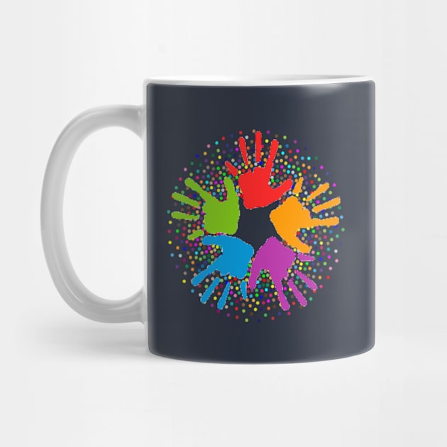 Unity Multi-Color Open Hands by screamingfool